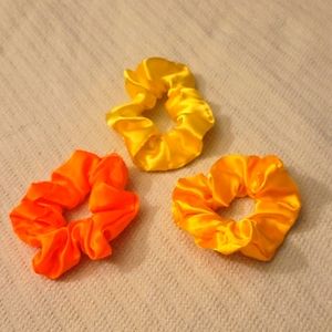 3 Brandy Melville Silk Scrunchies